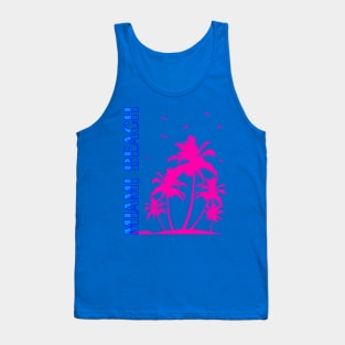 Miami Beach Pink Tank Top